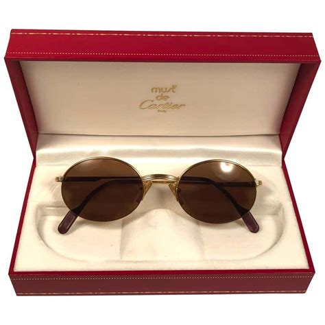 cartier oval sunglasses